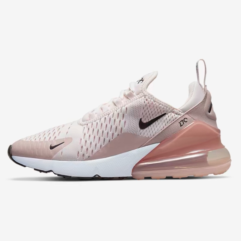 NWT Women's Nike Air Max 270 Light Soft Pink/Pink Oxford/ Desert Berry/Black 7.5